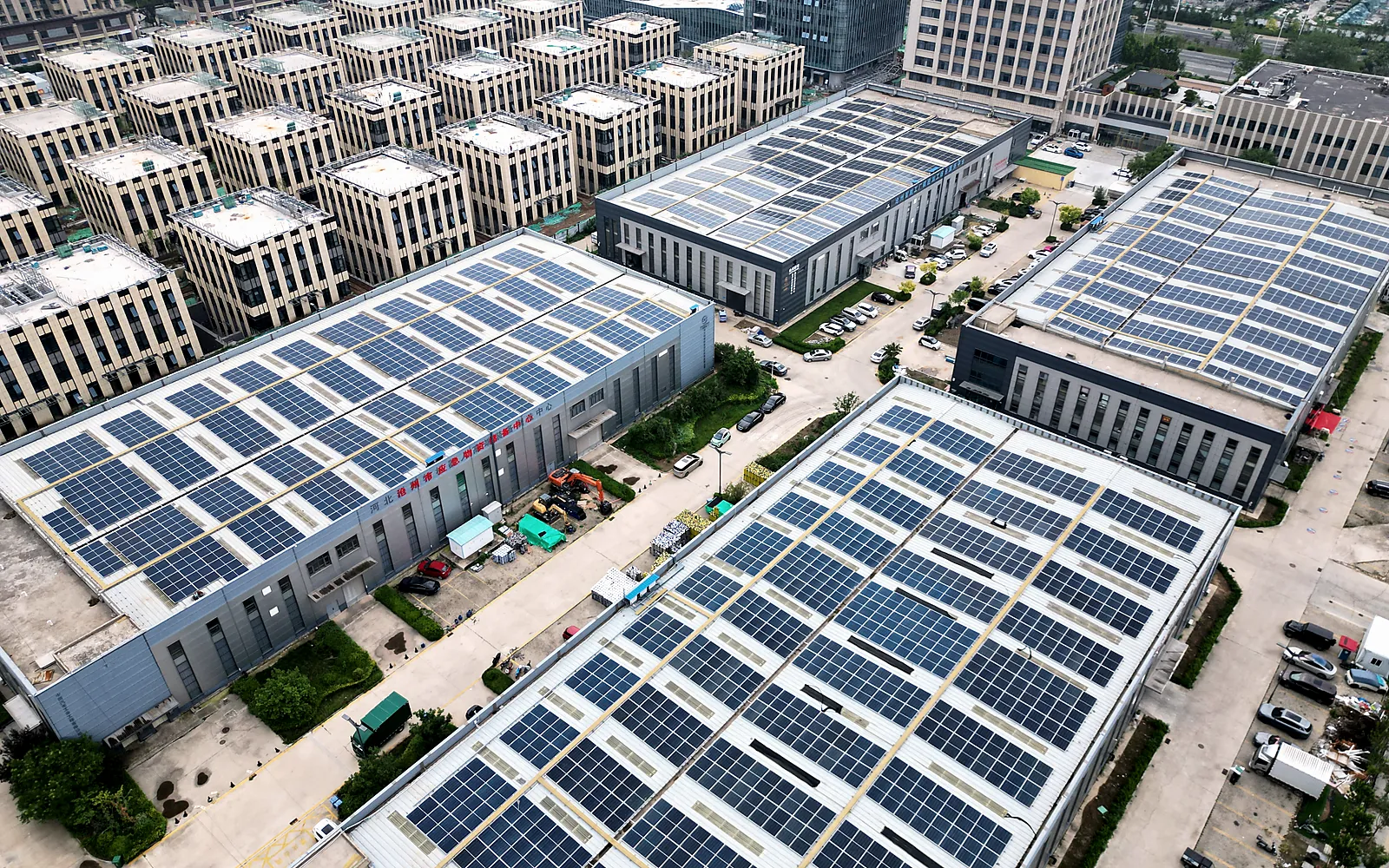Industrial facility area in Cangzhou